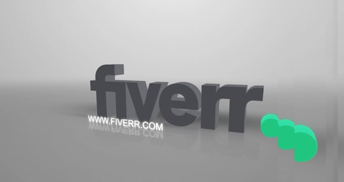 create this 3d logo animation intro video within 48 hours