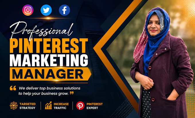 setup, optimize and do pinterest marketing, pins and boards