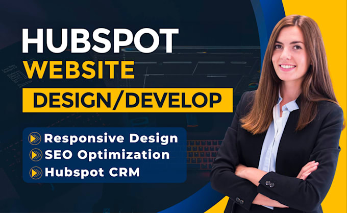develop hubspot landing page or hubspot website, setup hubspot blog, crm
