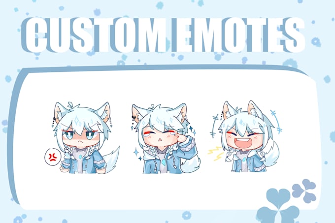 draw cute sticker or emotes