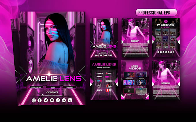 do artist epk, media kit, press kit, speaker kit, one sheet