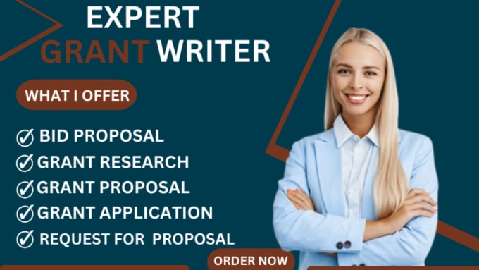 I will write grant proposal, do grant application, grant research, rfp, grant