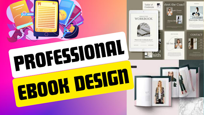 redesign your ebook layout, workbook, guide book, indesign
