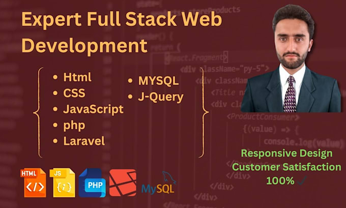 Be your full stack developer php laravel developer and custom website ...