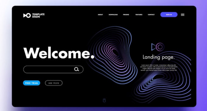 do wordpress landing  page using elementor