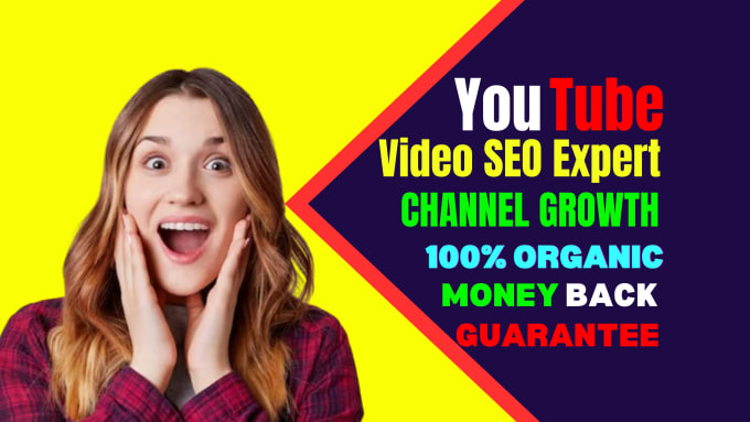 I will be best youtube SEO expert optimization, video promotion manager for top ranking