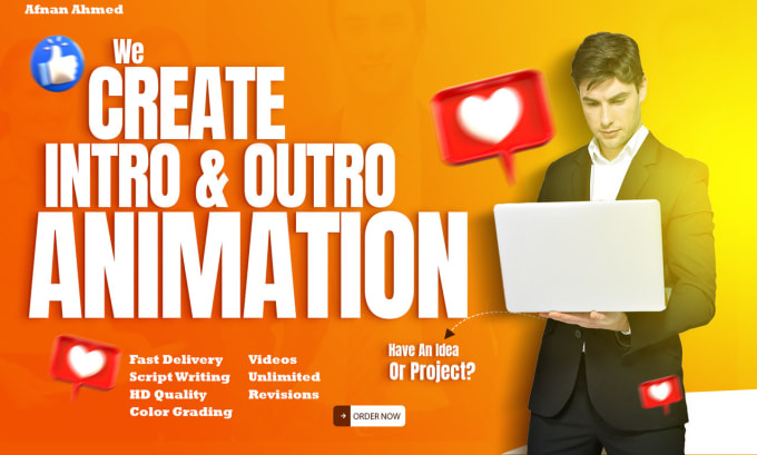 Create captivating youtube intros and logo animations to elevate your 