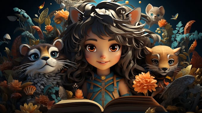 create childrens book illustrations using ai