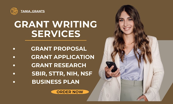 write grant proposals for sbir, sttr, nih, nsf, usaid, usadf