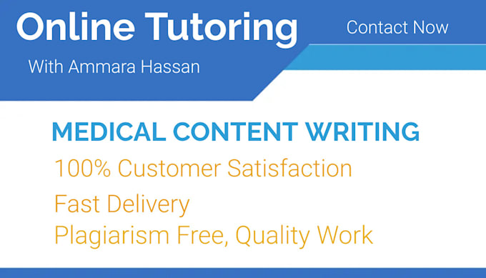do medical content writing