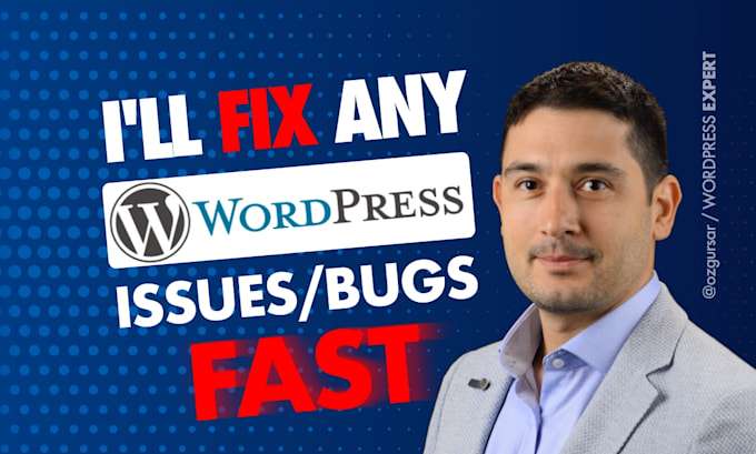 Fix wordpress errors and issues provide ongoing support by Ozgursar ...