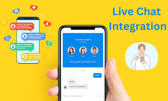 do live chat integration for your website