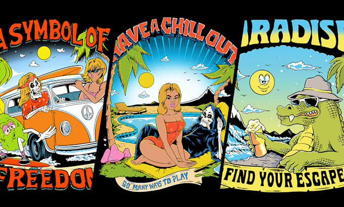 make awesome tshirts design for clothing merchandise brand