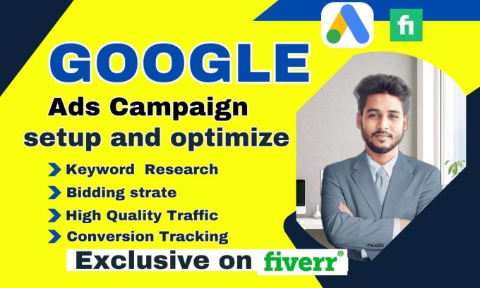 I will yours google ads, adwords, and PPC campaigns setup, manage, optimize