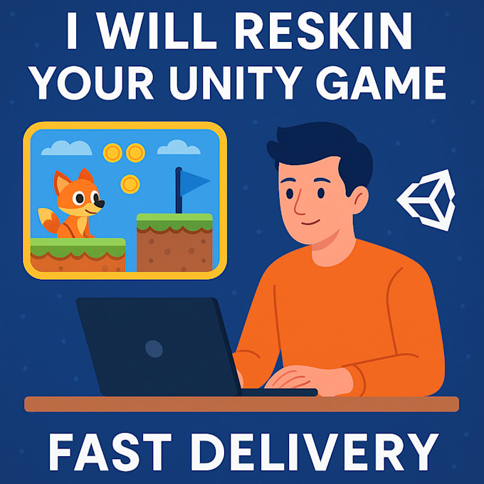 professionally reskin your unity or android game with custom graphics and sounds