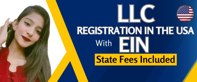 do llc registration in the USA with fees included, and ein
