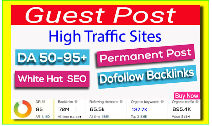 do high da guest posting with dofollow backlinks on da90 websites