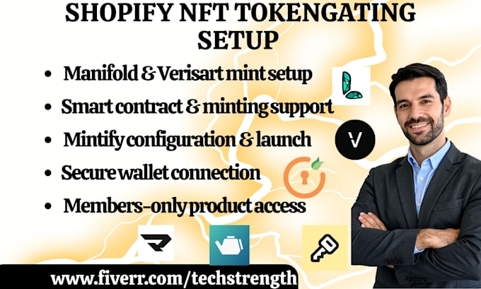 setup shopify nft tokengating minty nft gate nfteapot manifold verisart mintify