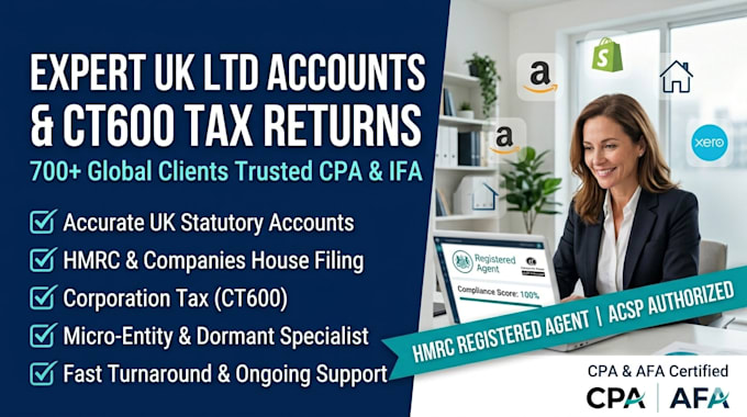 submit UK company accounts, corporation tax return ct600