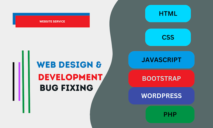 design and develop modern website with latest technologies html css js and php
