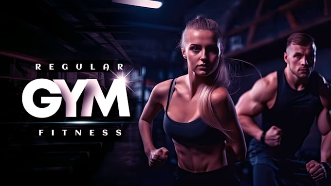 design clickable youtube video thumbnails for gym channel