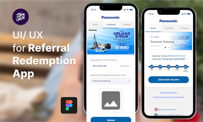 Create ui ux for referral redemption, healthy, and saas by Zhie_uiux ...