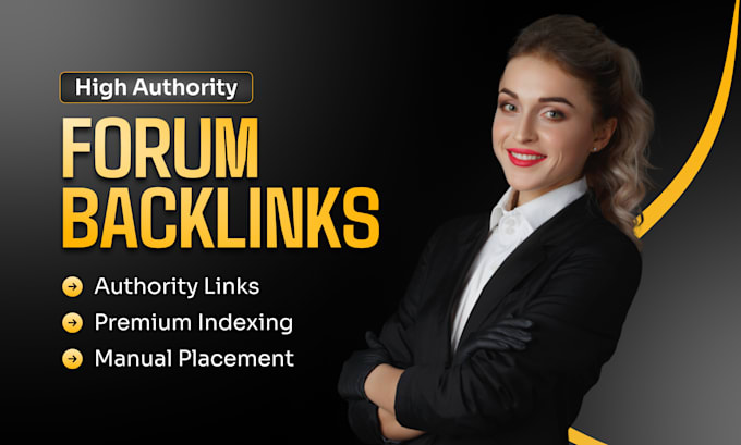 do niche forum backlinks posting, blog comments, profiles, nofollow SEO service