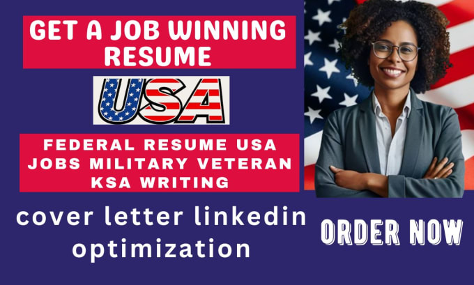 I will provide professional federal, usajobs, veterans, military, executive ats resume