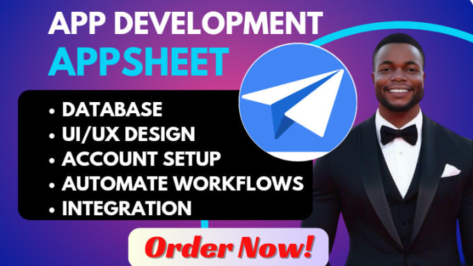 I will create a mobile app development with appsheet