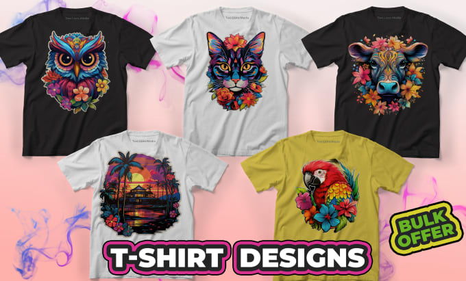 Do custom t shirt design with illustration or typography t shirt, artsy ...