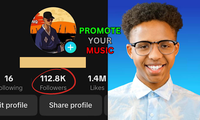promote your music to 100k on tiktok
