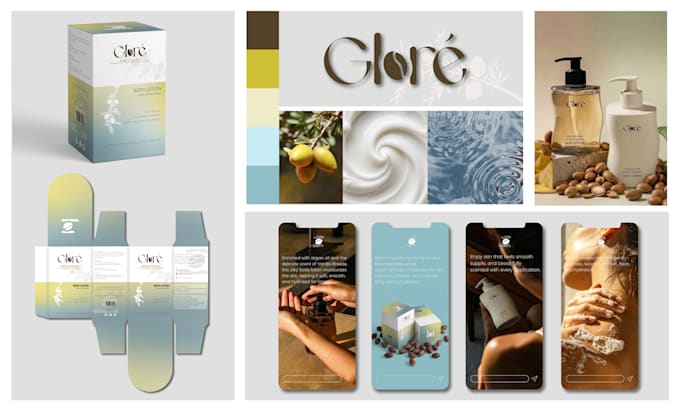 design a health and wellness logo and branding kit