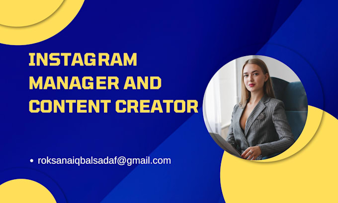 be your instagram manager and content creator