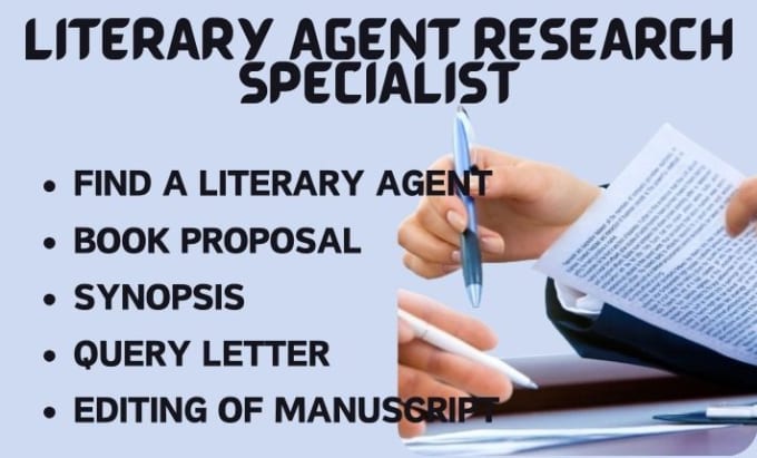 I will find a literary agent do synopsis query letter book proposal publishing