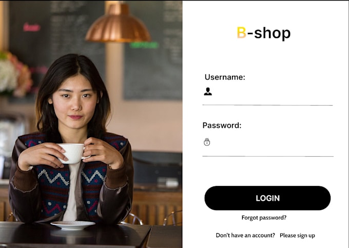 design professional and modern website UX design in figma