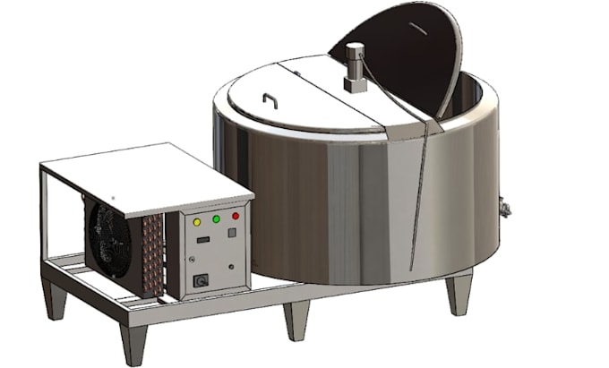 create mechanical 3d modeling and 2d drawing in solidworks