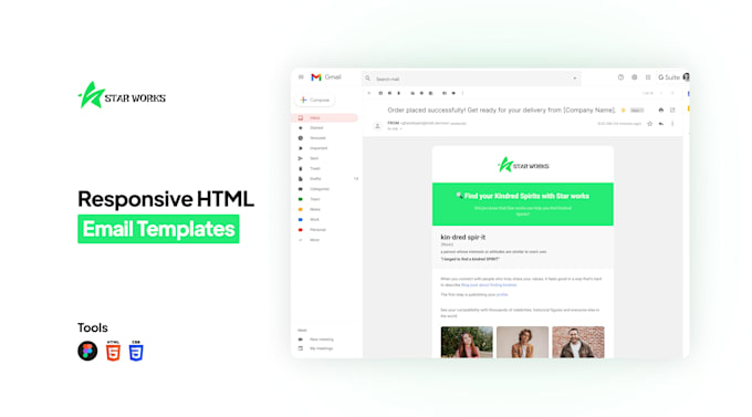 Do responsive html email templates by Star_works07 | Fiverr