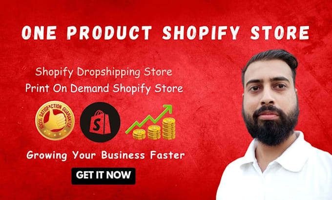 create a top trending one product shopify store