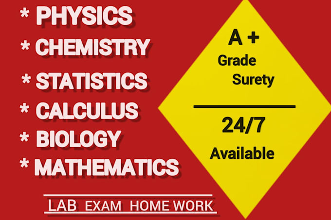 help you in chemistry math physics biology and assignment