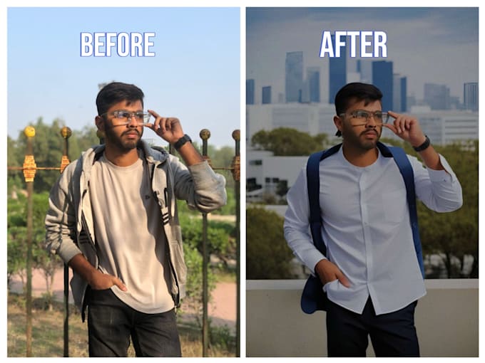 edit your pictures, change and add background