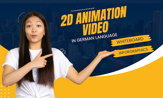 create attractive and engaging animation in the german language