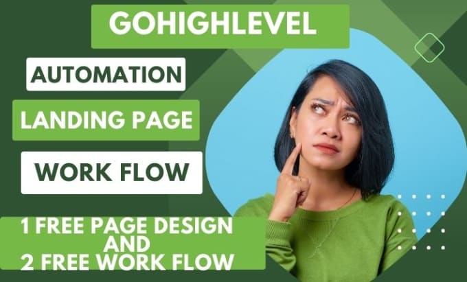 Gohighlevel landing page design go highlevel automation and workflow