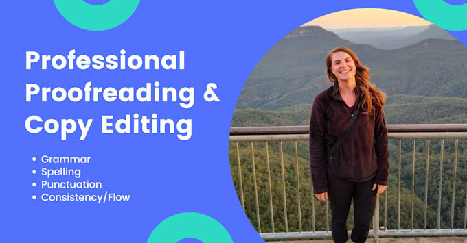 proofread and copy edit your article, blog post, or website