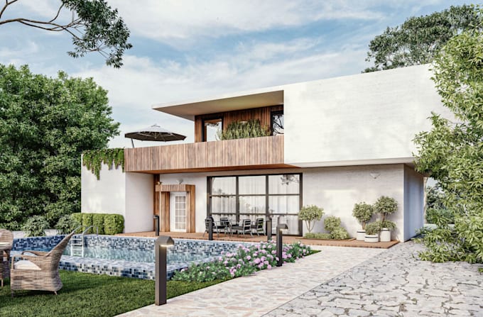 design your dream garden, home landscape with realistic 3d rendering