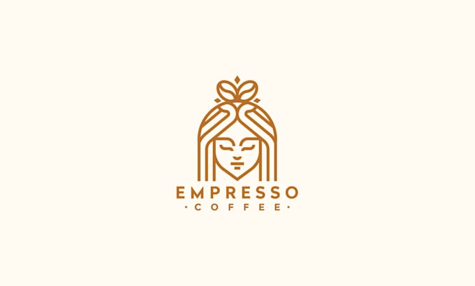 do clean premium line art logo design