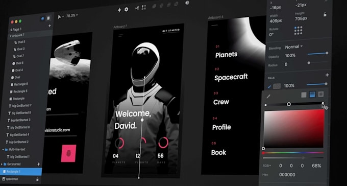 design your mobile and web app uxui