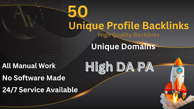 create 50 profile backlinks