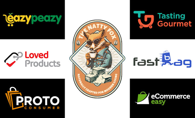 do shopify, amazon store, ecommerce business logo design
