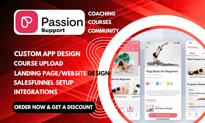 build passion io app on passion io for your coaching,online course on passion io