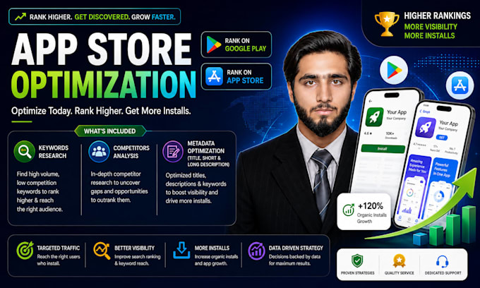 do aso app store optimization to rank your app or game on android and ios